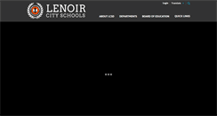 Desktop Screenshot of lenoircityschools.com